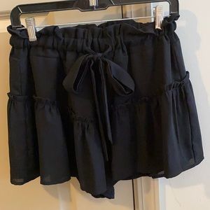 Blue life black Cherie shorts
